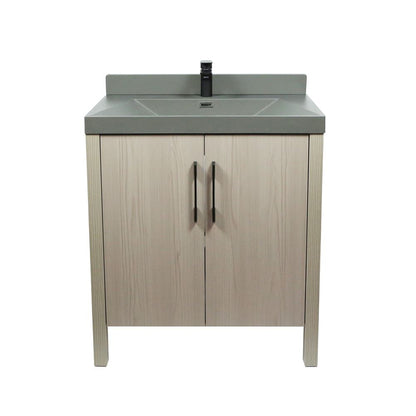 Bellaterra Home 804381V-EP-GY 31" Light Gray Single Sink Vanity