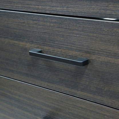 Bellaterra Home 808175-37-RG 37" Dark Gray RG Single Sink Vanity With White Engineered Stone and Oval Sink