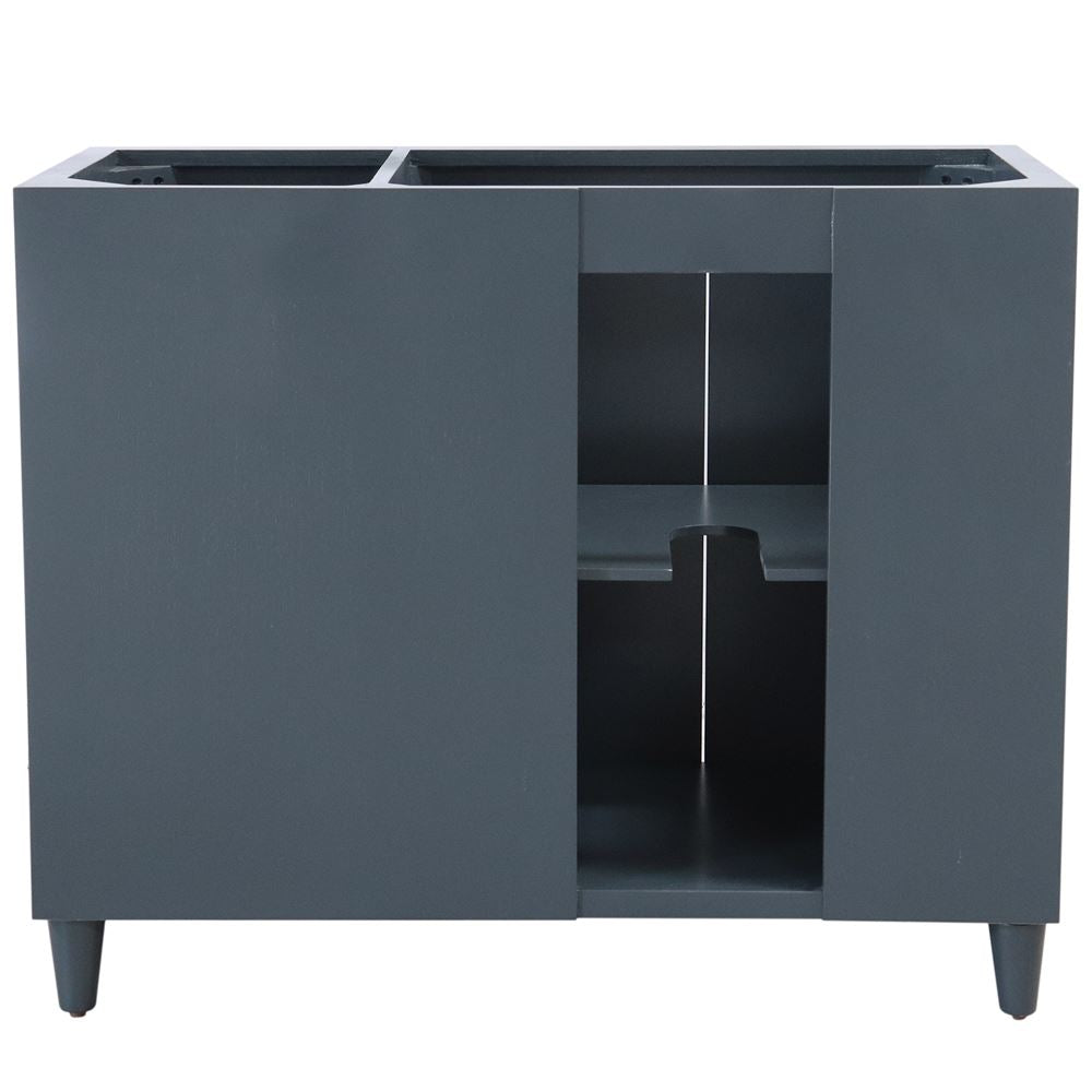 Bellaterra Home G3918-DG-CAB 39" Dark Gray Single Vanity Cabinet