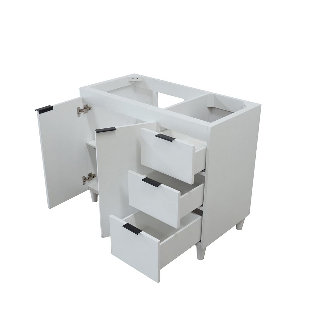 Bellaterra Home G3918-FG-CAB 39" French Gray Single Vanity Cabinet