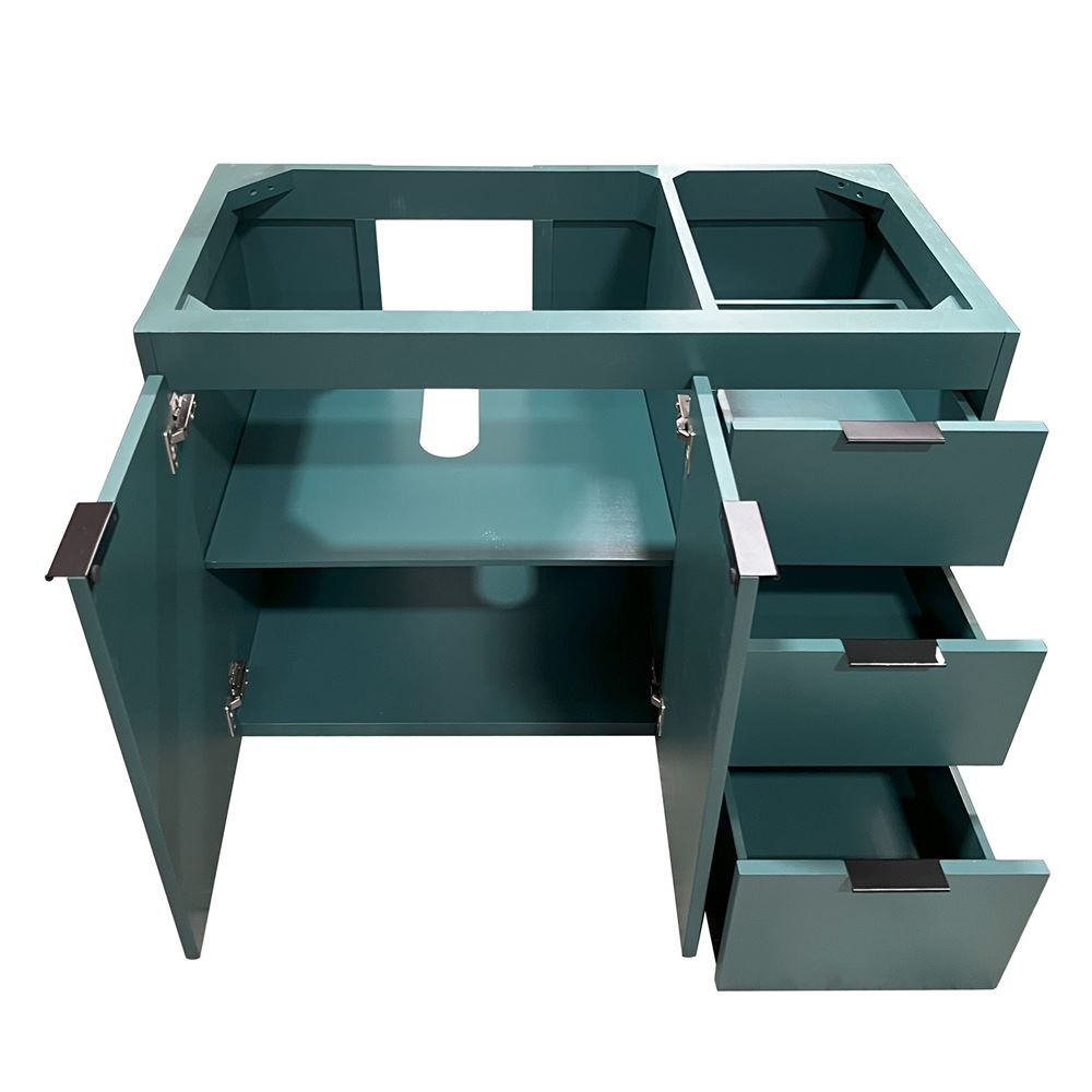Bellaterra Home G3918-HG-CAB 39" Hunter Green Single Vanity Cabinet