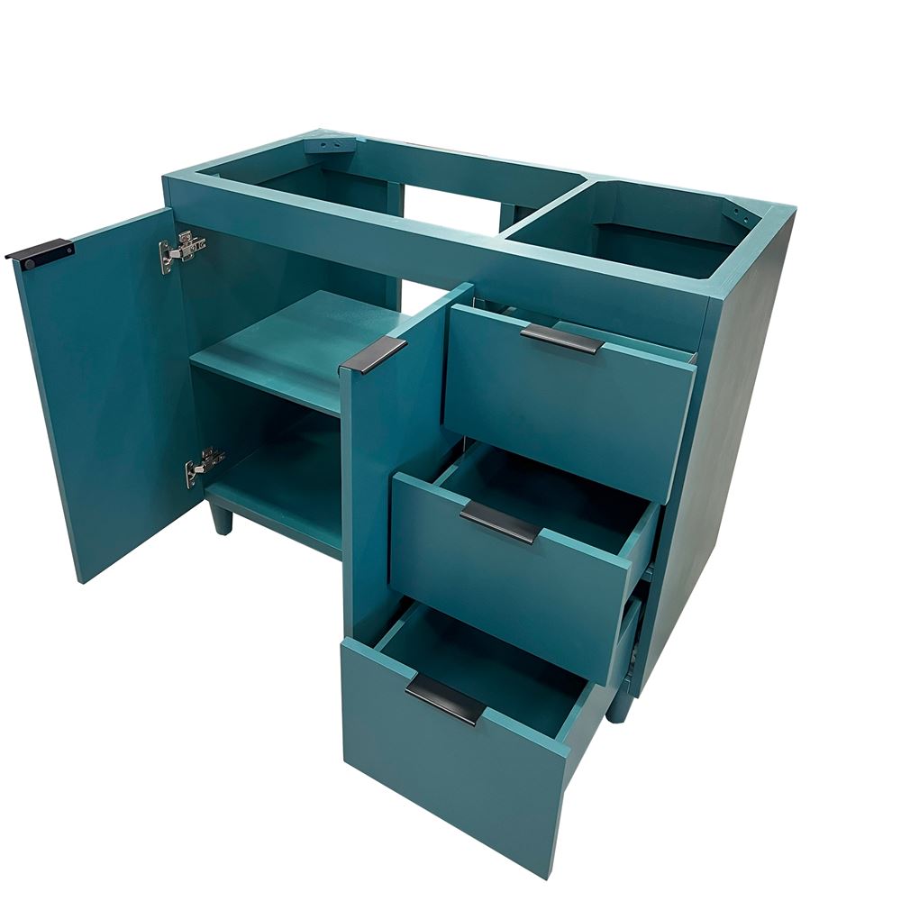 Bellaterra Home G3918-HG-CAB 39" Hunter Green Single Vanity Cabinet