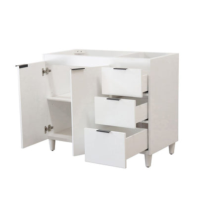 Bellaterra Home G3918-WH-CAB 39" White Single Vanity Cabinet