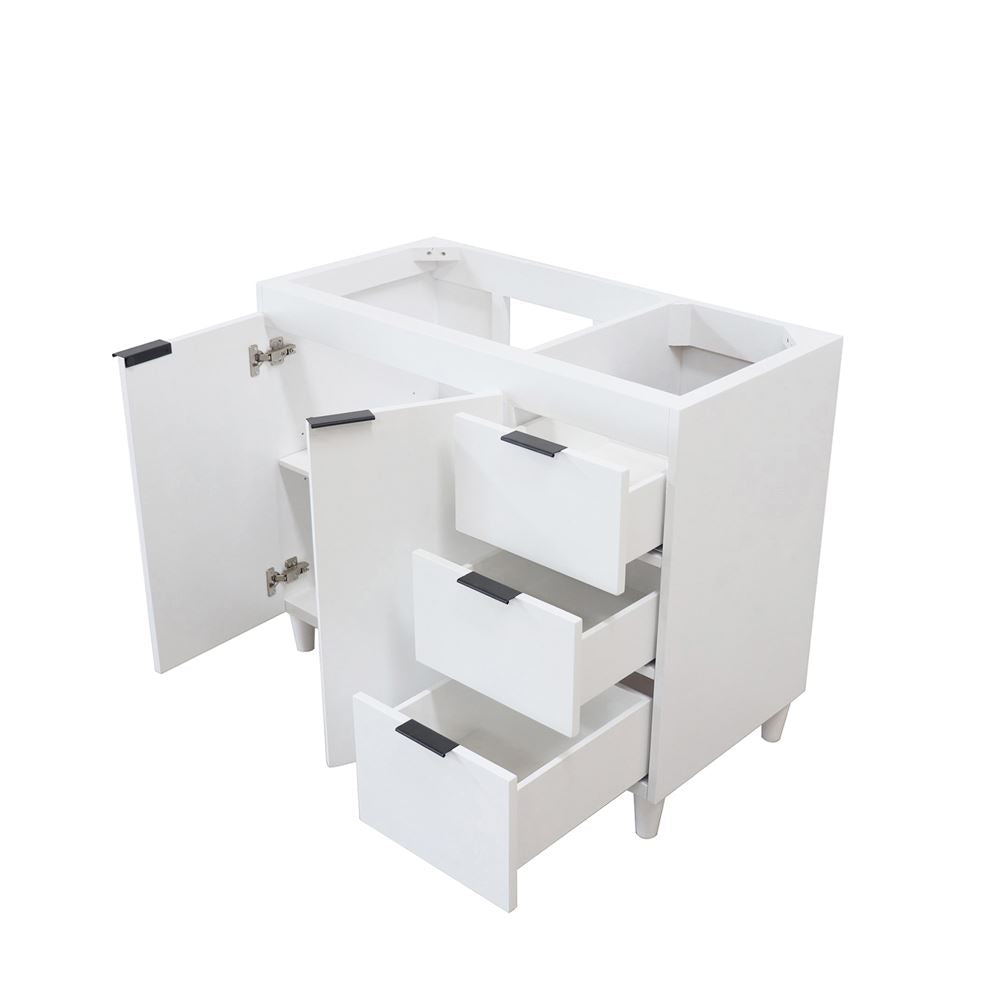 Bellaterra Home G3918-WH-CAB 39" White Single Vanity Cabinet