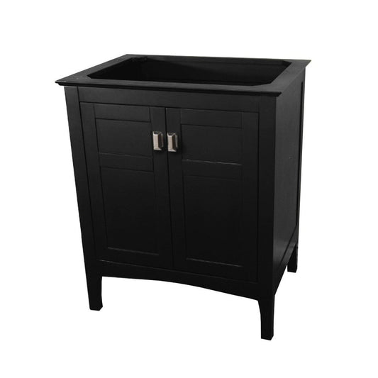 Bellaterra Home Milani 77613-DG 30" 2-Door Dark Gray Freestanding Vanity Base