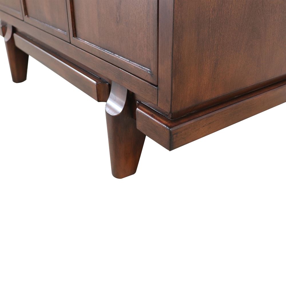 Bellaterra Home Sintra D3722-MT1-AQ 37" Dark Cherry Single Sink Vanity With Engineered Stone Top