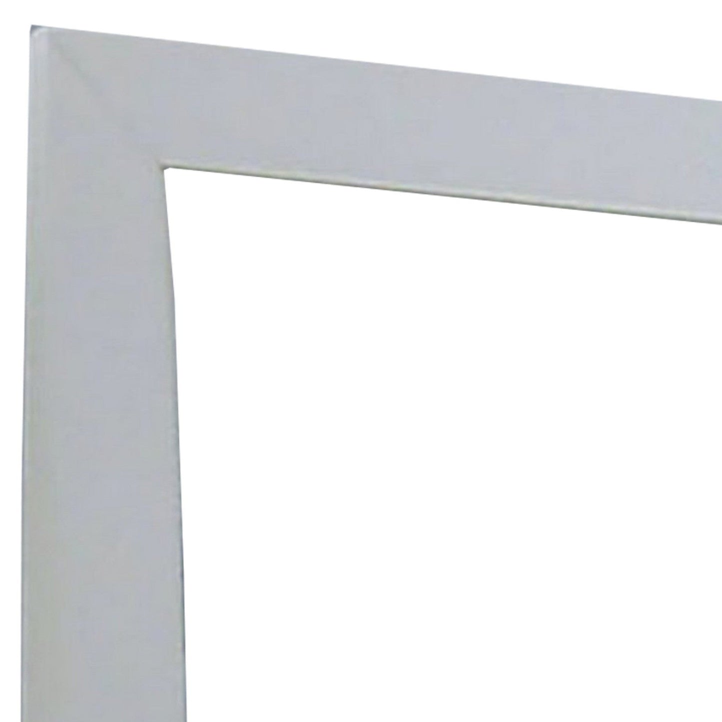 Benzara 37" White Transitional Style Wooden Frame Mirror