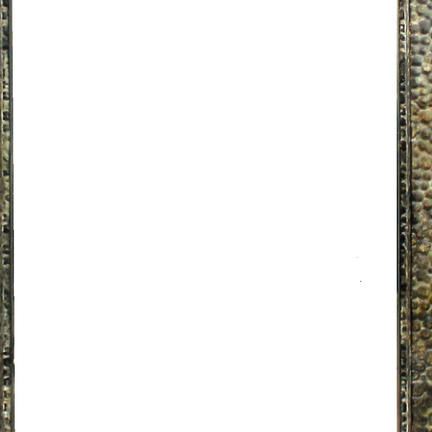 Benzara Brown Rectangular Wall Mirror With Gravel Mosaic Border