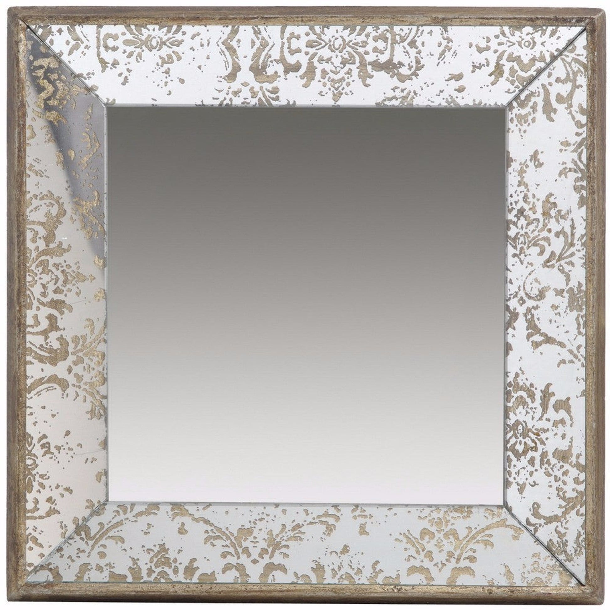 Benzara Captivating Square Hanging Mirror