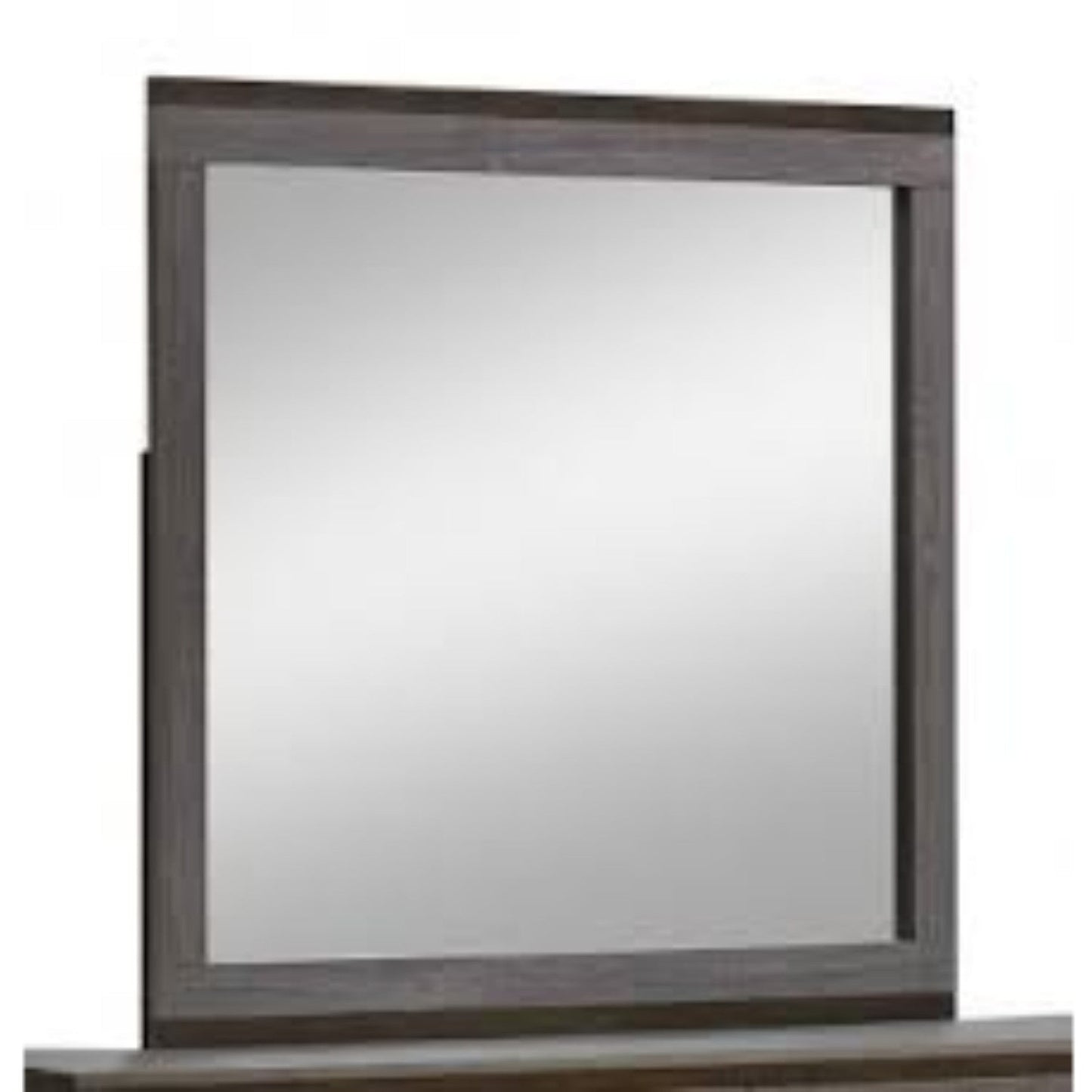 Benzara Manvel Two Tone Antique Gray Contemporary Mirror