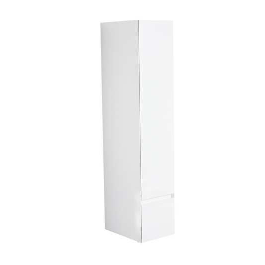 Blossom Assisi 12" x 17" Glossy White (Left) Side Cabinet