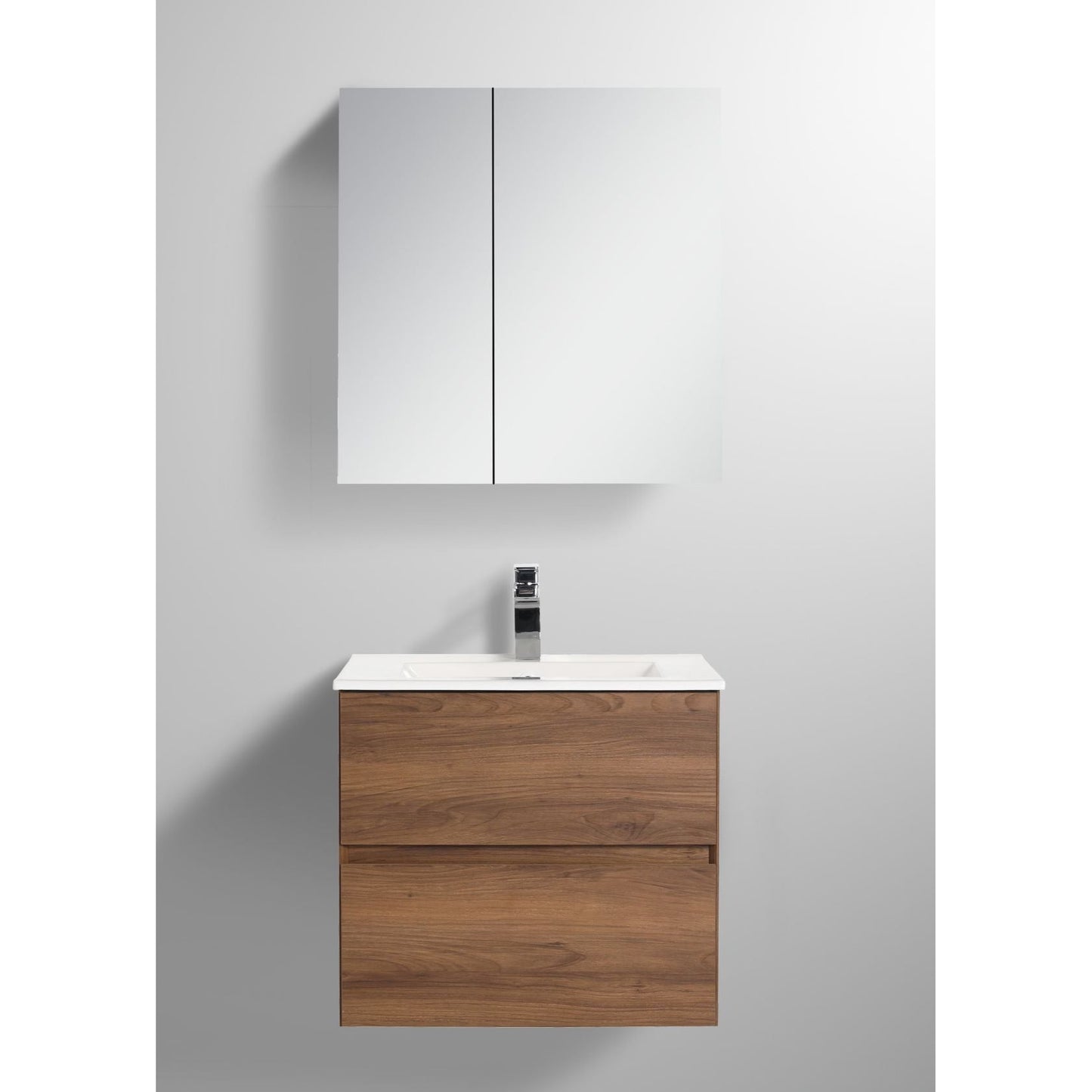 Blossom Assisi 24" Brown Walnut Single Sink Vanity Base