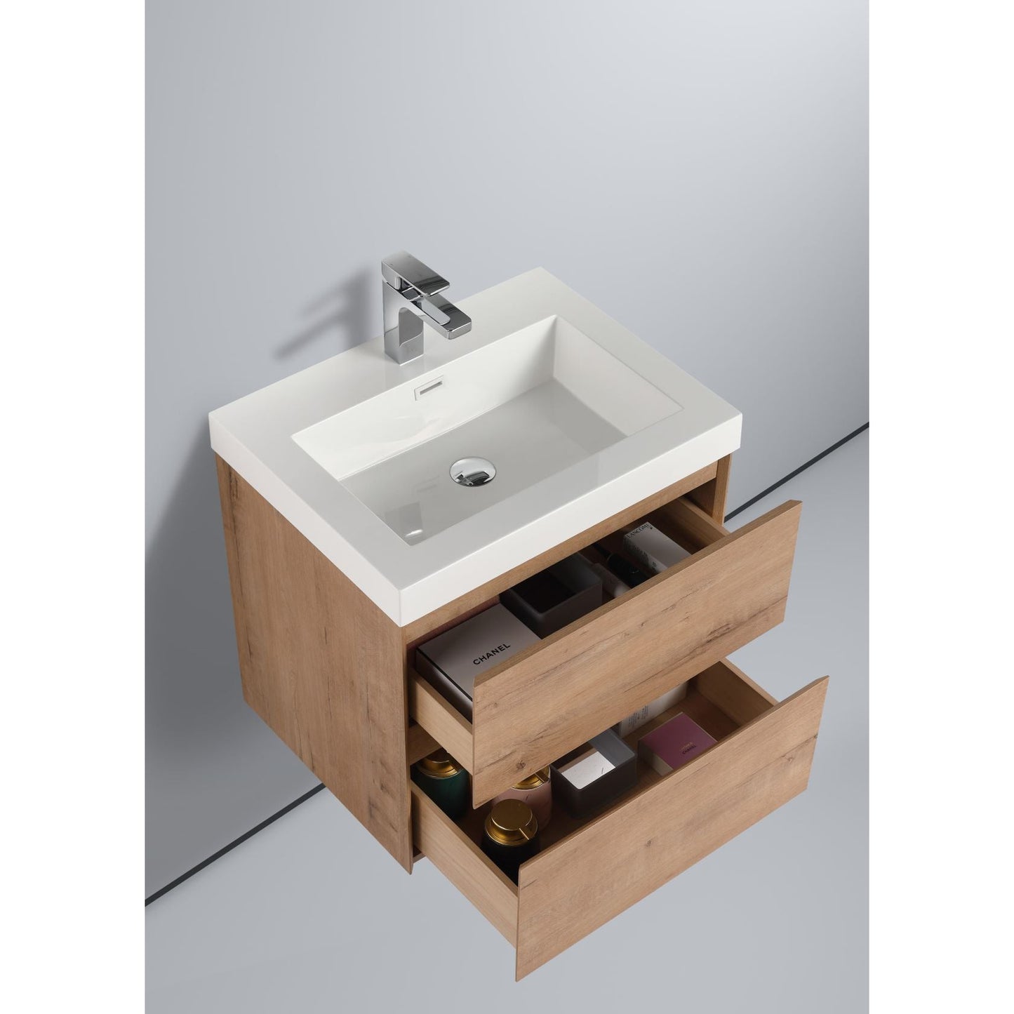 Blossom Assisi 24" Classic Oak Single Sink Vanity Base