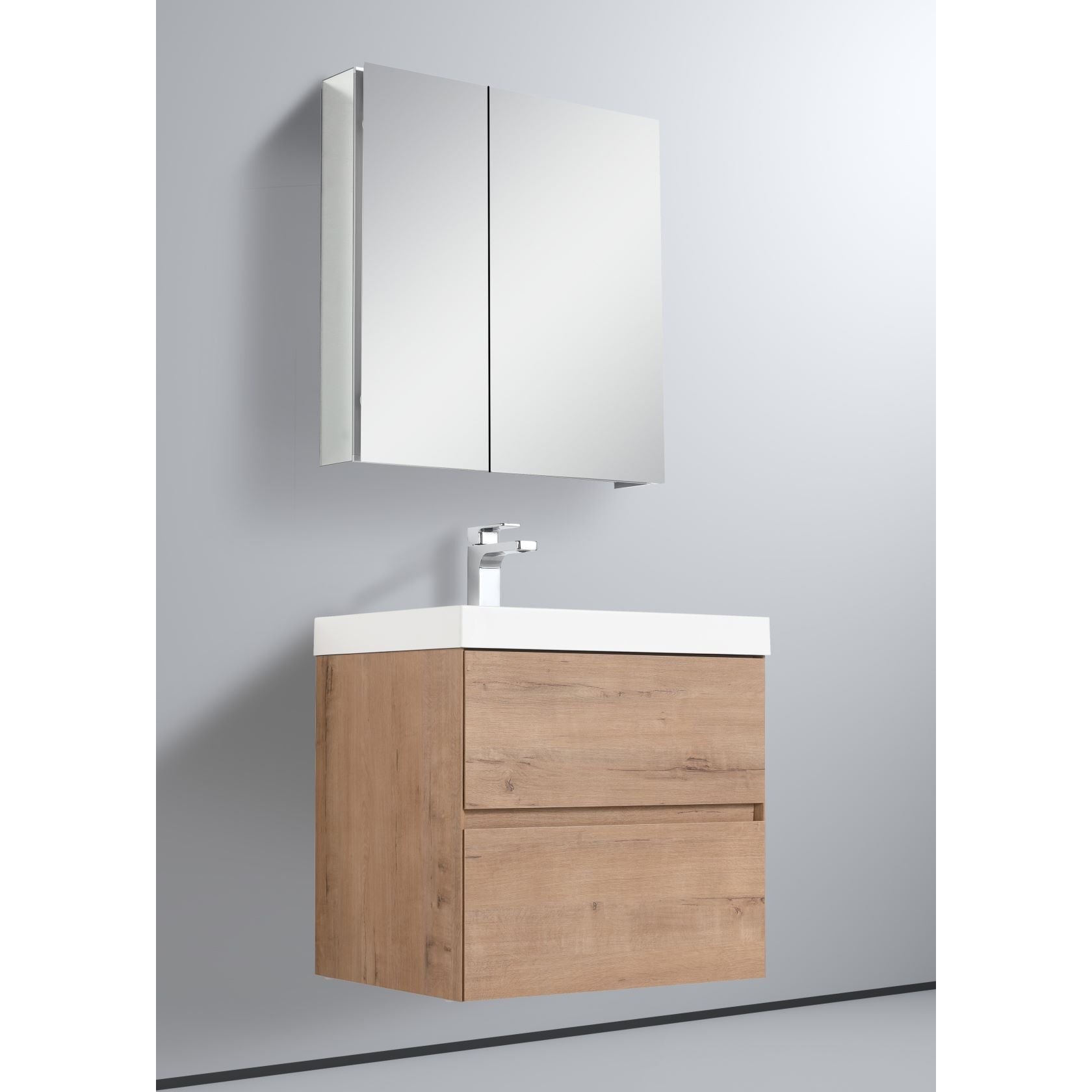 Blossom Assisi 24" Classic Oak Single Sink Vanity Base