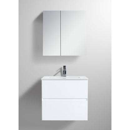 Blossom Assisi 24" Glossy White Single Sink Vanity Base