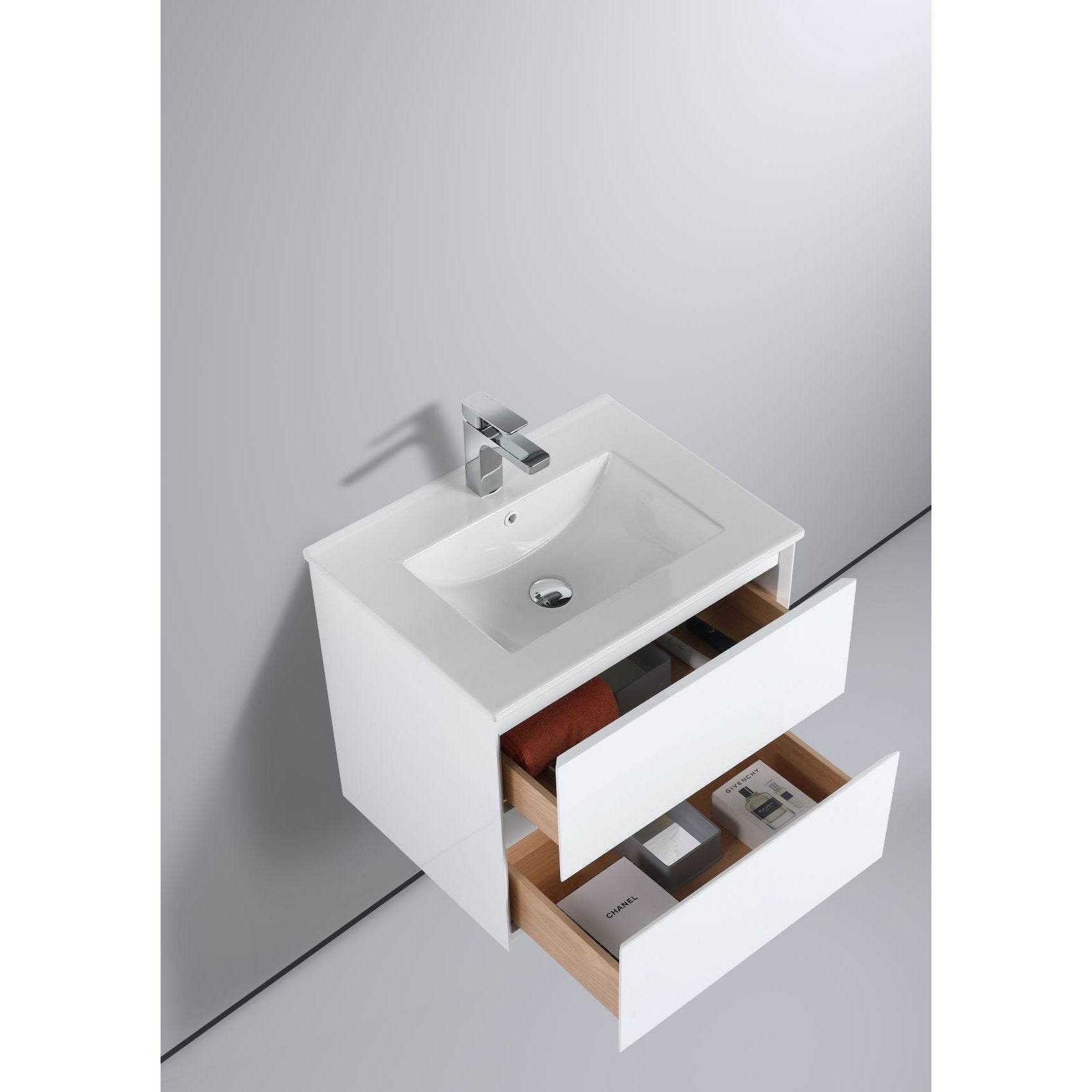 Blossom Assisi 24" Glossy White Single Sink Vanity Base