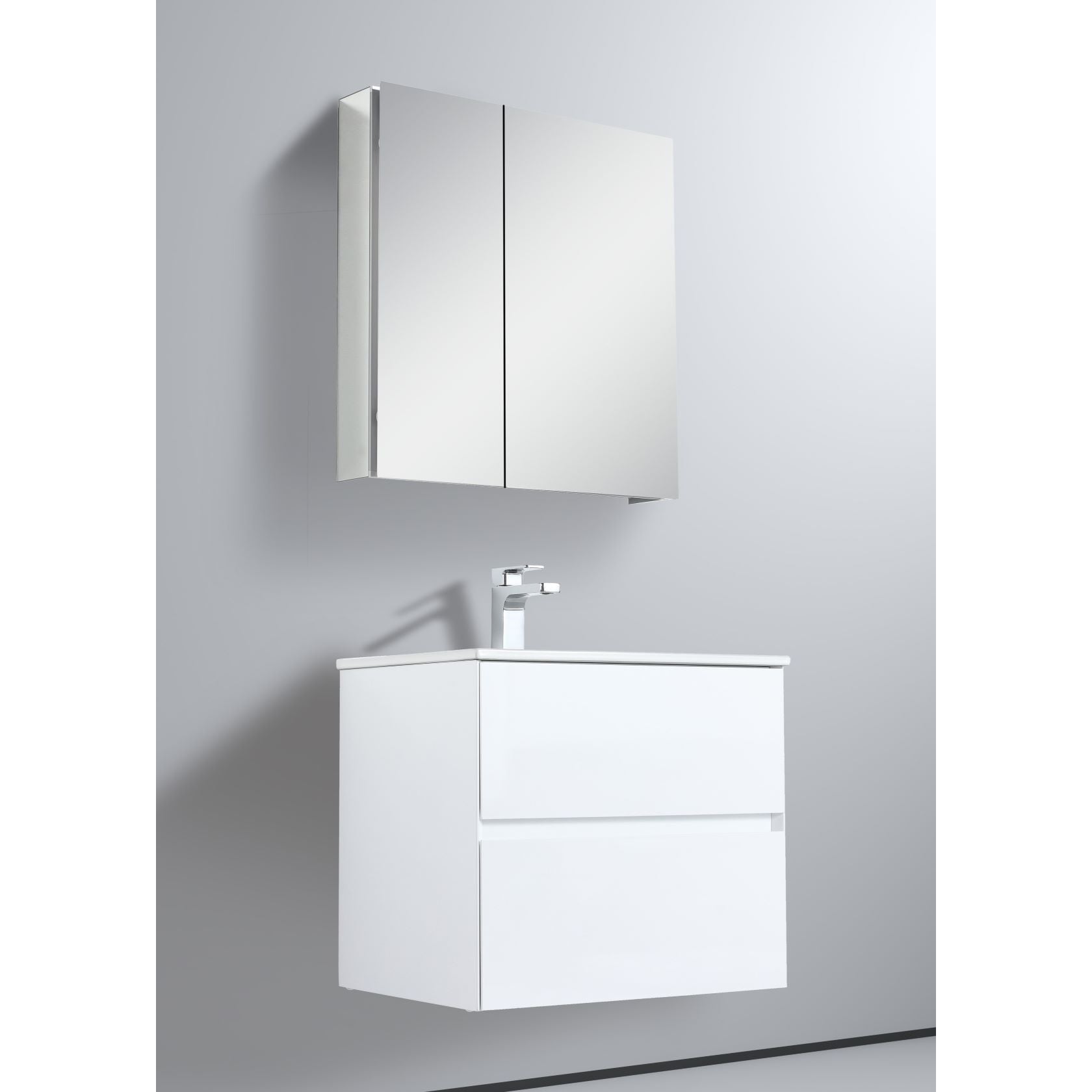 Blossom Assisi 24" Glossy White Single Sink Vanity Base