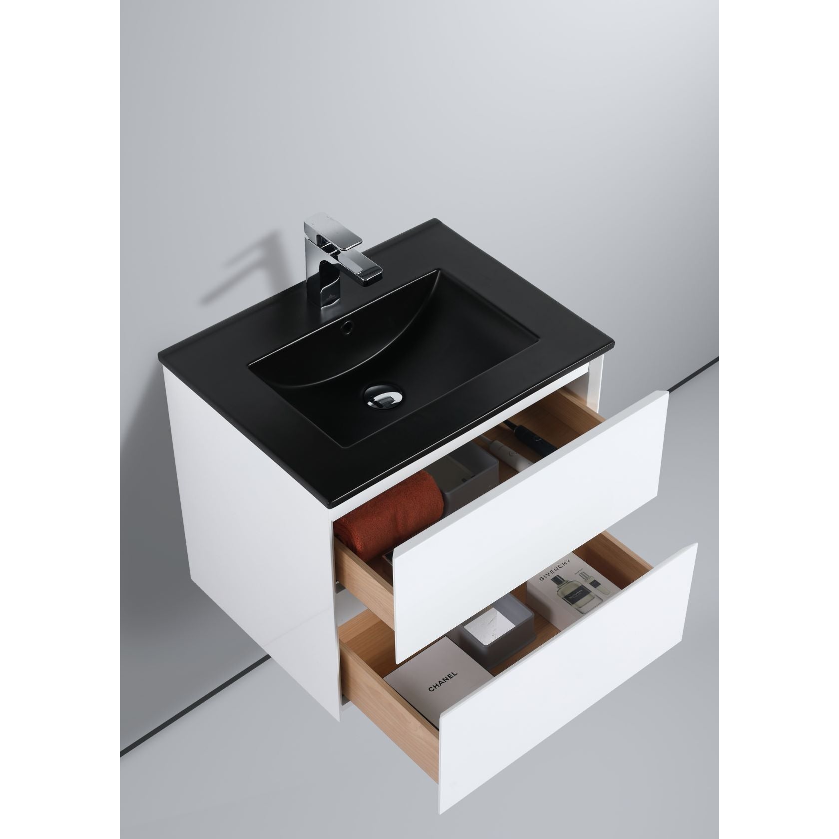 Blossom Assisi 24" Glossy White Single Sink Vanity Base