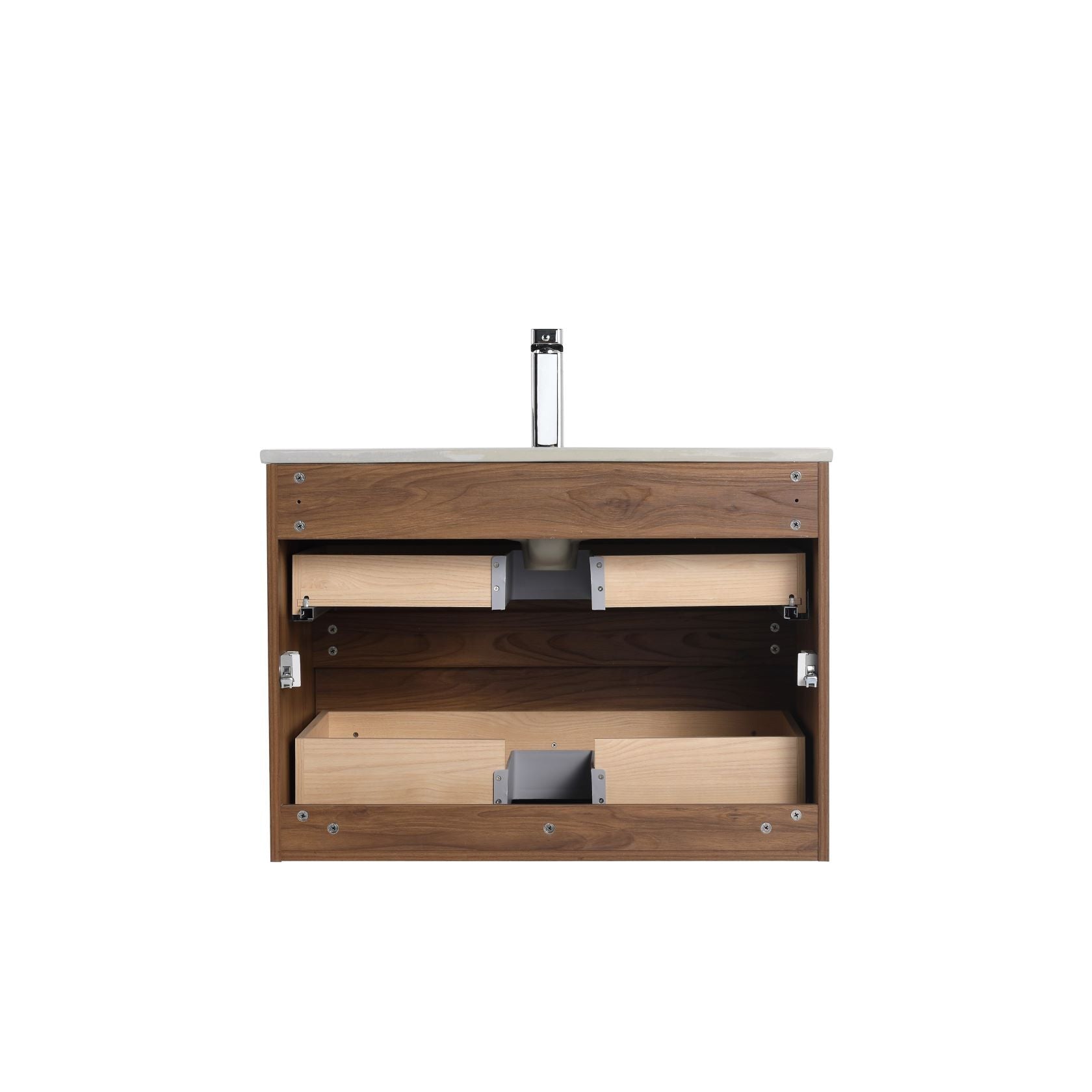 Blossom Assisi 30" Brown Walnut Single Sink Vanity Base