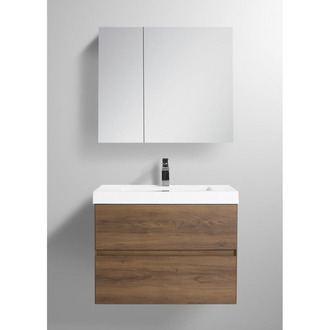 Blossom Assisi 30" Brown Walnut Single Sink Vanity Base