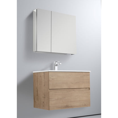 Blossom Assisi 30" Classic Oak Single Sink Vanity Base