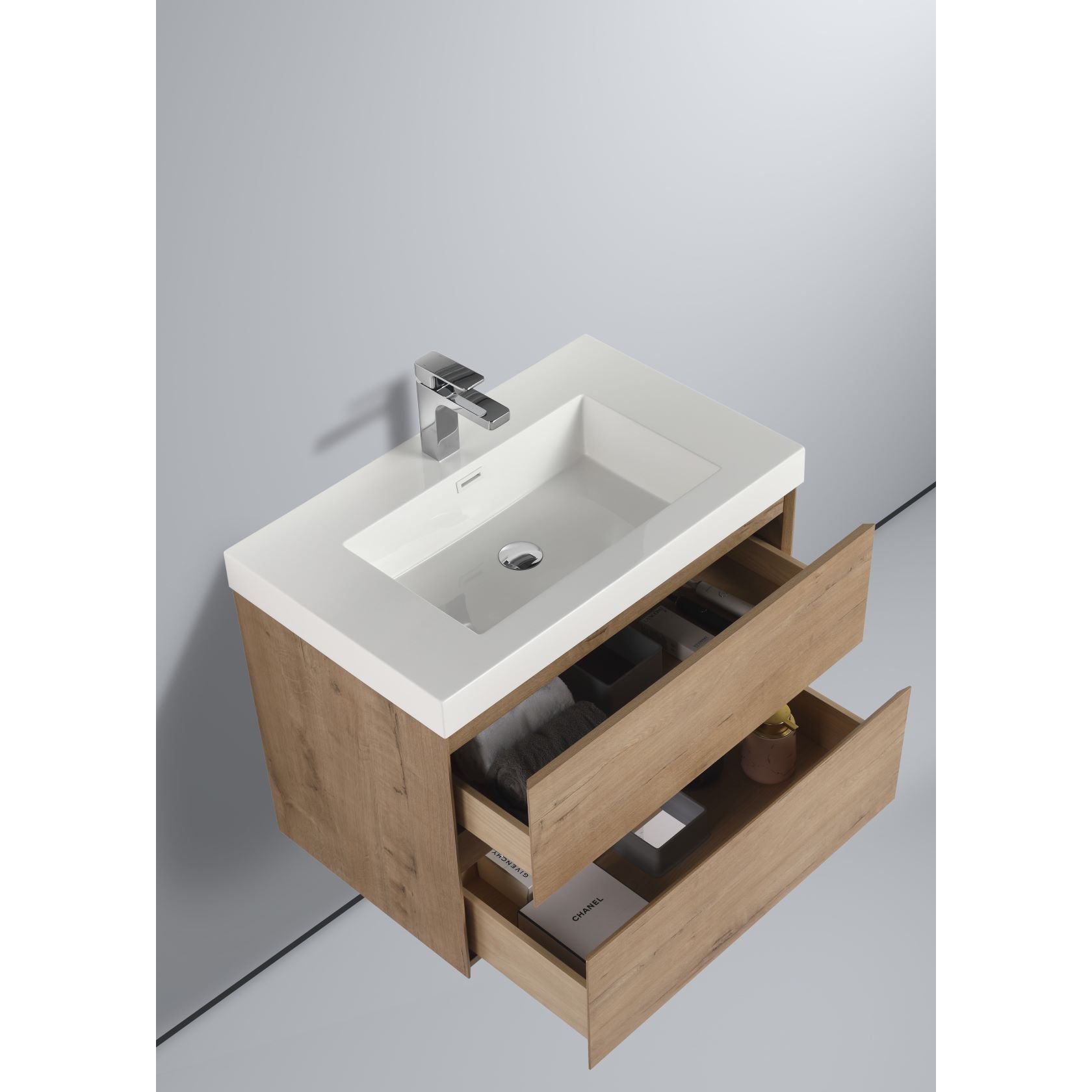 Blossom Assisi 30" Classic Oak Single Sink Vanity Base