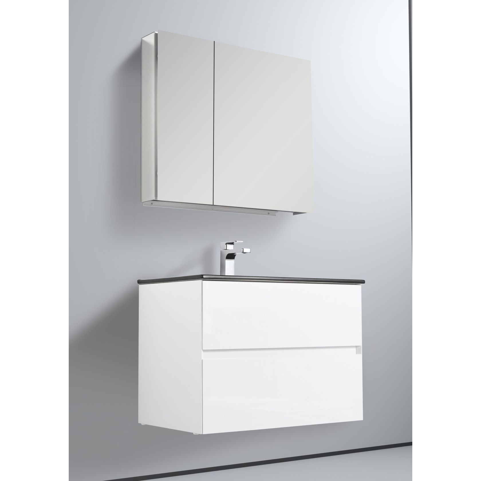 Blossom Assisi 30" Glossy White Single Sink Vanity Base