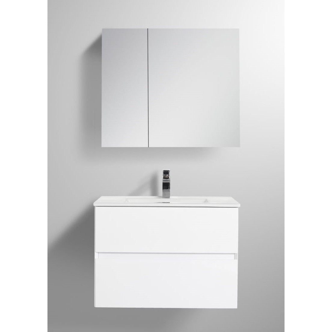 Blossom Assisi 30" Glossy White Single Sink Vanity Base