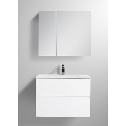 Blossom Assisi 30" Glossy White Single Sink Vanity Base