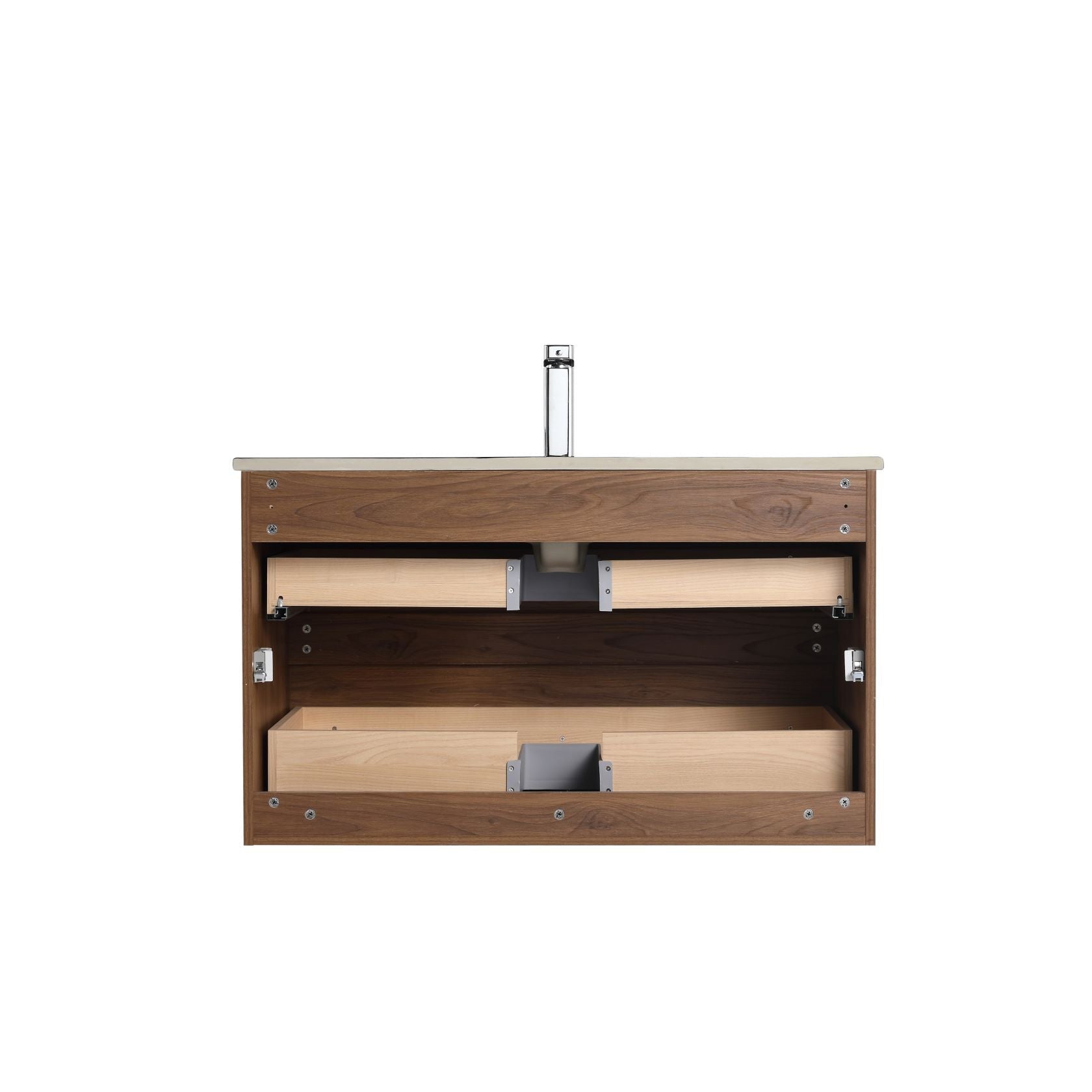 Blossom Assisi 36" Brown Walnut Single Sink Vanity Base