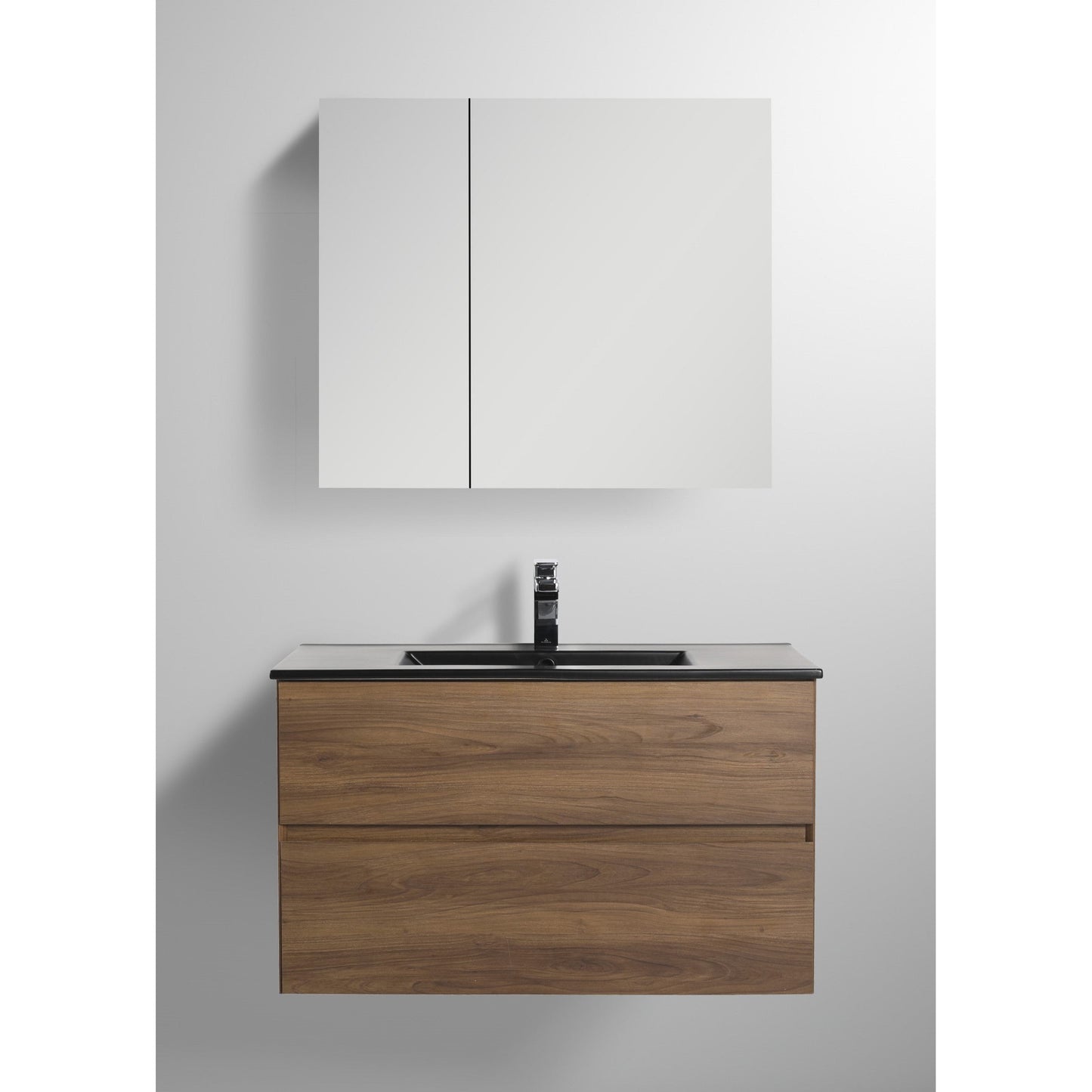 Blossom Assisi 36" Brown Walnut Single Sink Vanity Base