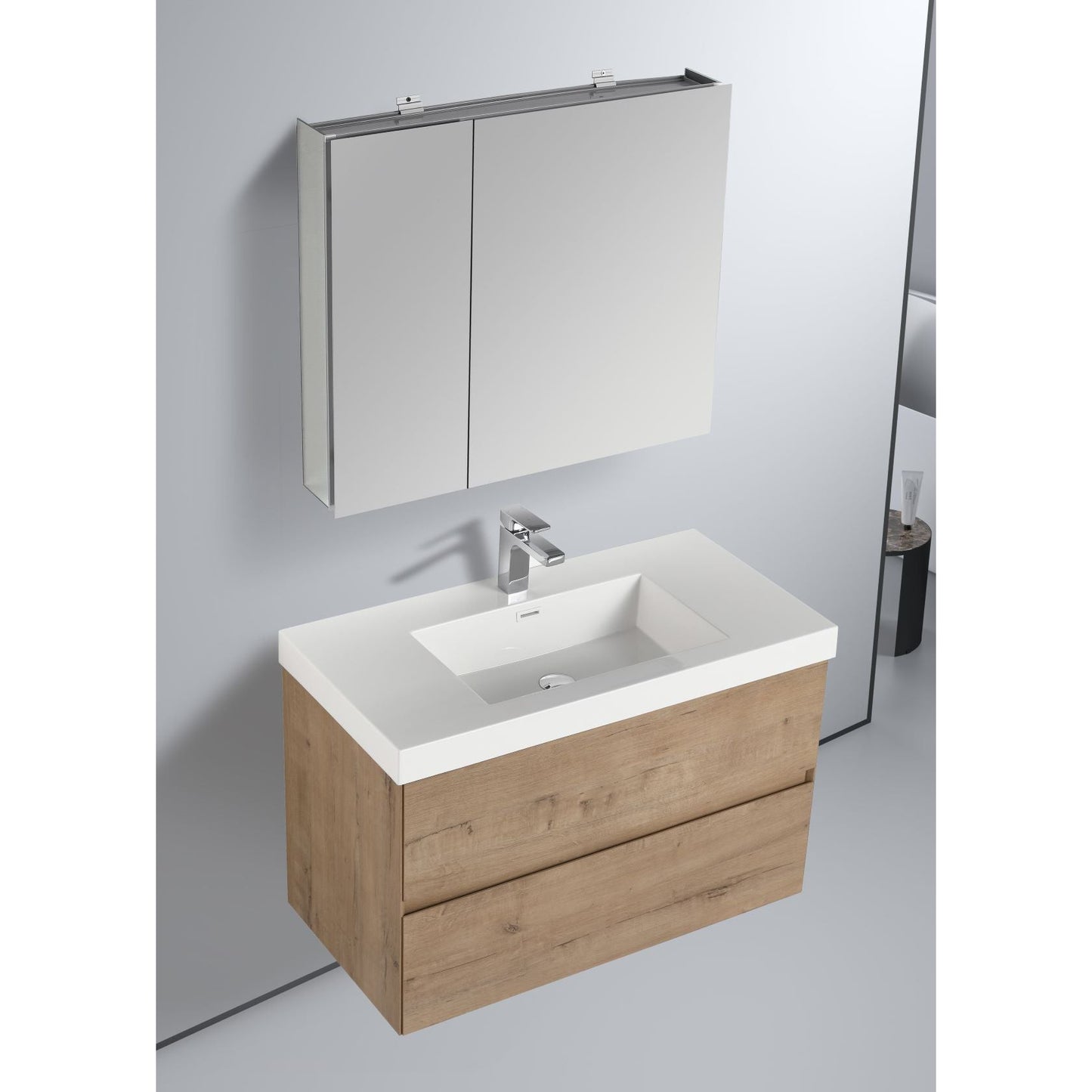 Blossom Assisi 36" Classic Oak Single Sink Vanity Base