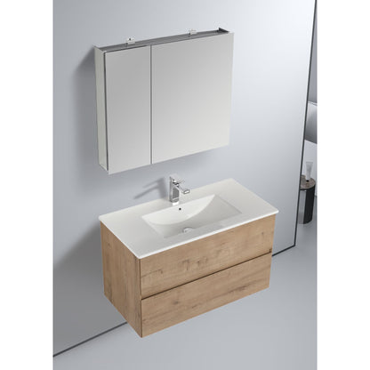 Blossom Assisi 36" Classic Oak Single Sink Vanity Base