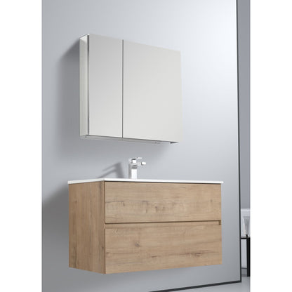 Blossom Assisi 36" Classic Oak Single Sink Vanity Base