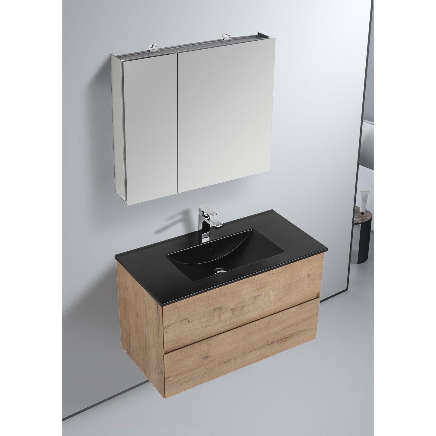 Blossom Assisi 36" Classic Oak Single Sink Vanity Base