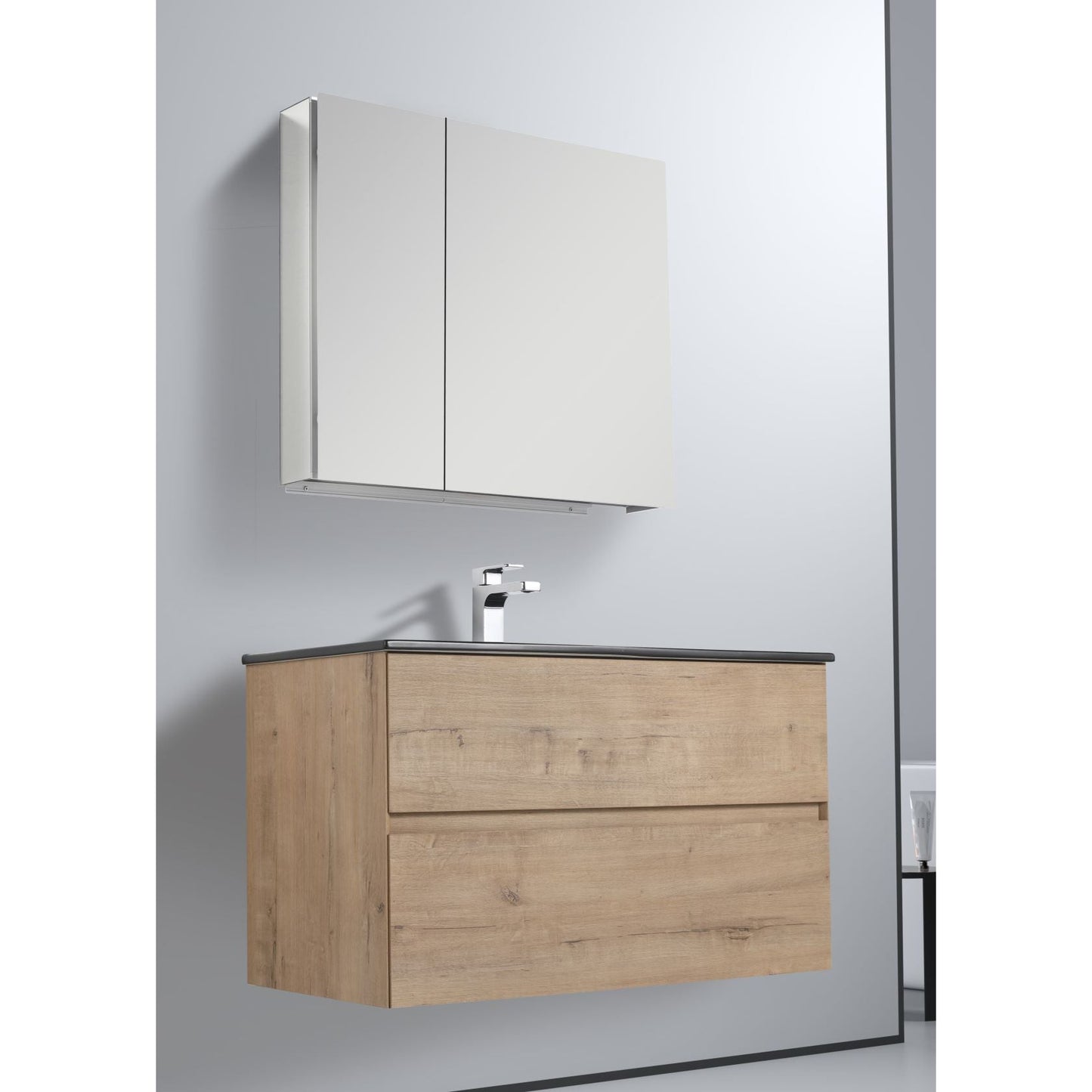 Blossom Assisi 36" Classic Oak Single Sink Vanity Base