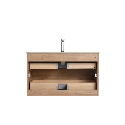 Blossom Assisi 36" Classic Oak Single Sink Vanity Base