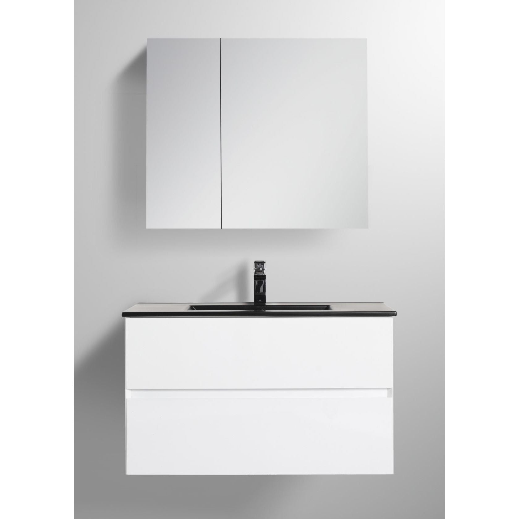 Blossom Assisi 36" Glossy White Single Sink Vanity Base