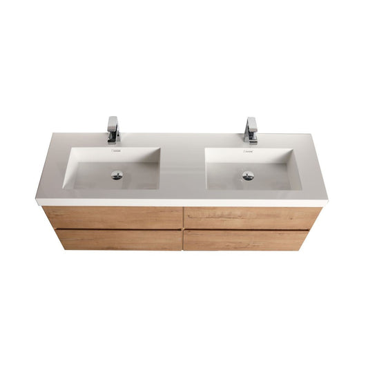 Blossom Assisi 48" Classic Oak Double Sink Vanity Base