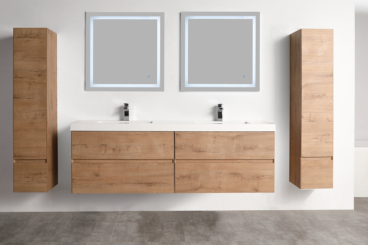 Blossom Assisi 72" Classic Oak Double Sink Vanity Base