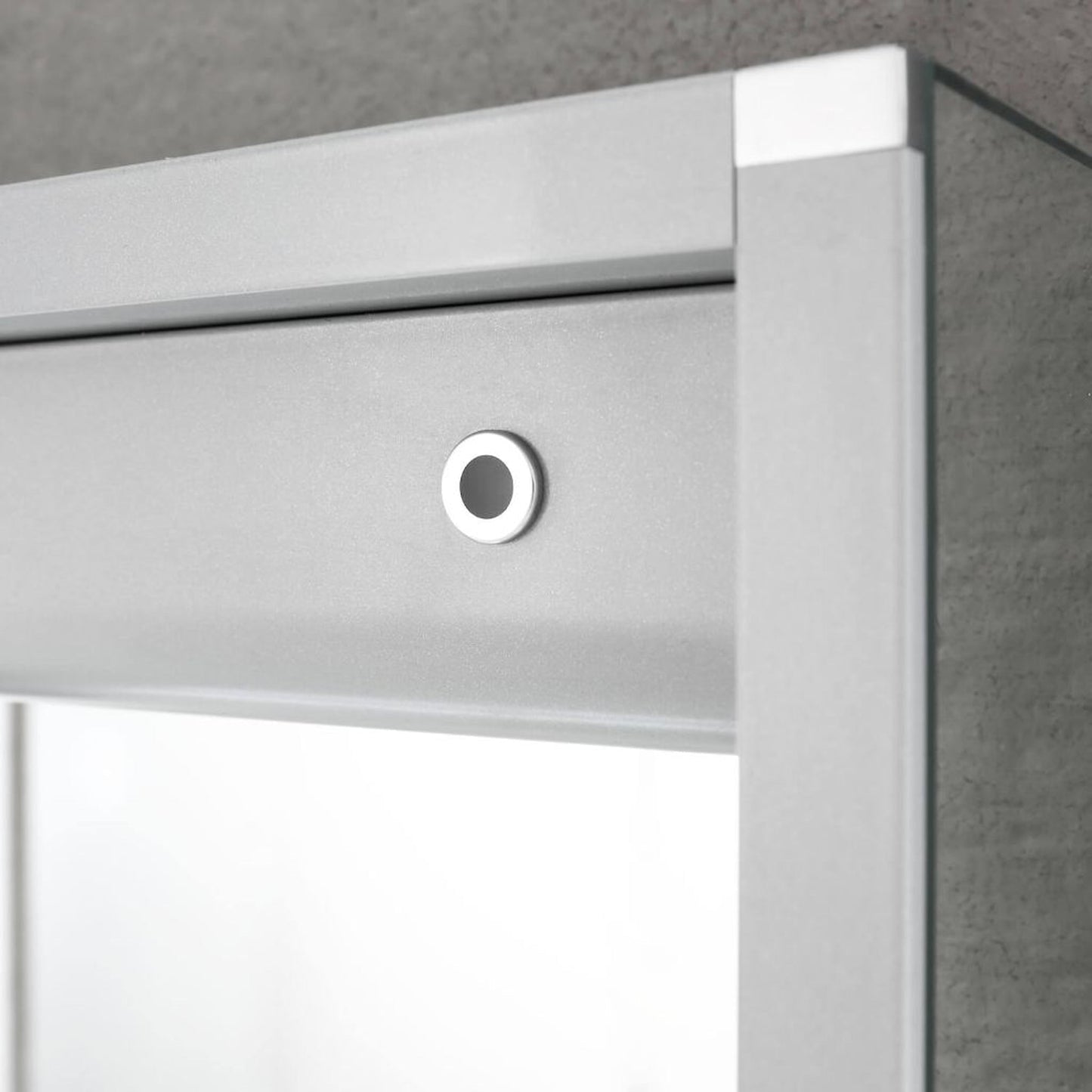 Blossom Asta 24" Recessed or Surface Mount Left and Right-Hinged Door LED Mirror Medicine Cabinet Set Of 2 With Adjustable Glass Shelves, Built-In Defogger, Dimmer, Digital Clock, Temp Display, USB & Electrical Outlet