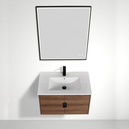 Blossom Bahamas 30" Brown Walnut Vanity with Ceramic Sink