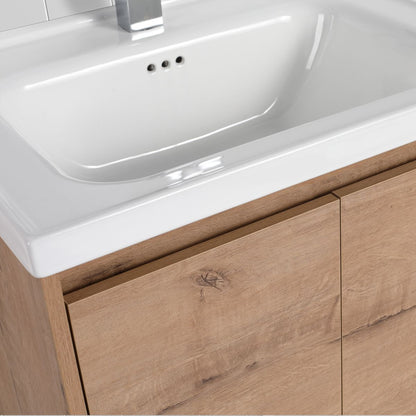 Blossom Bern 24" Classic Oak Vanity With Ceramic Basin