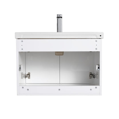 Blossom Bern 28" Glossy White Vanity With Ceramic Basin