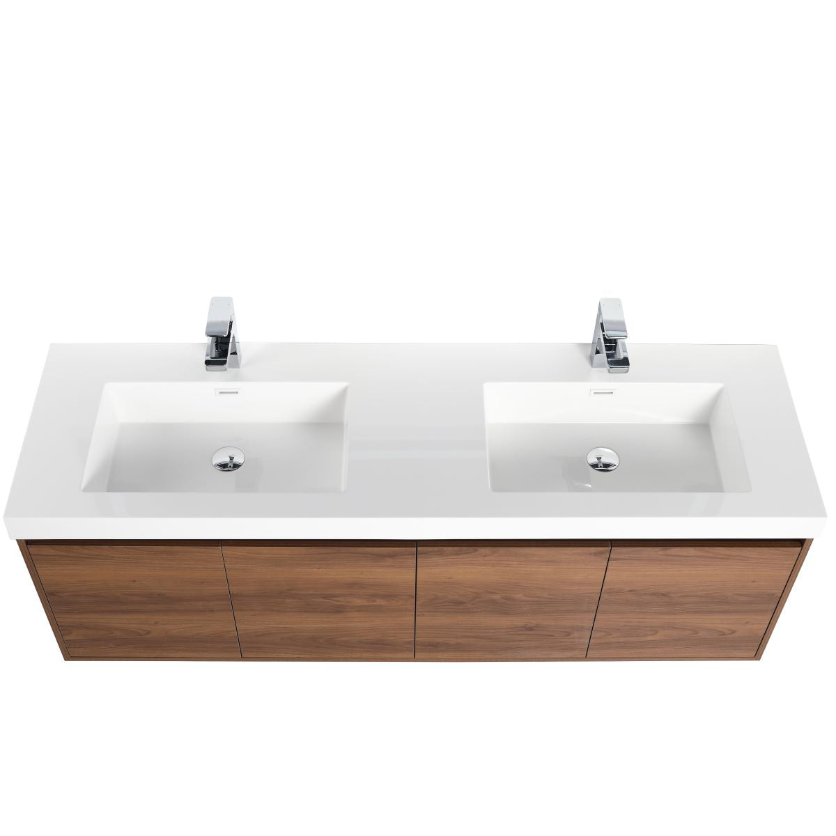 Blossom Bern 60" Brown Walnut Double Vanity