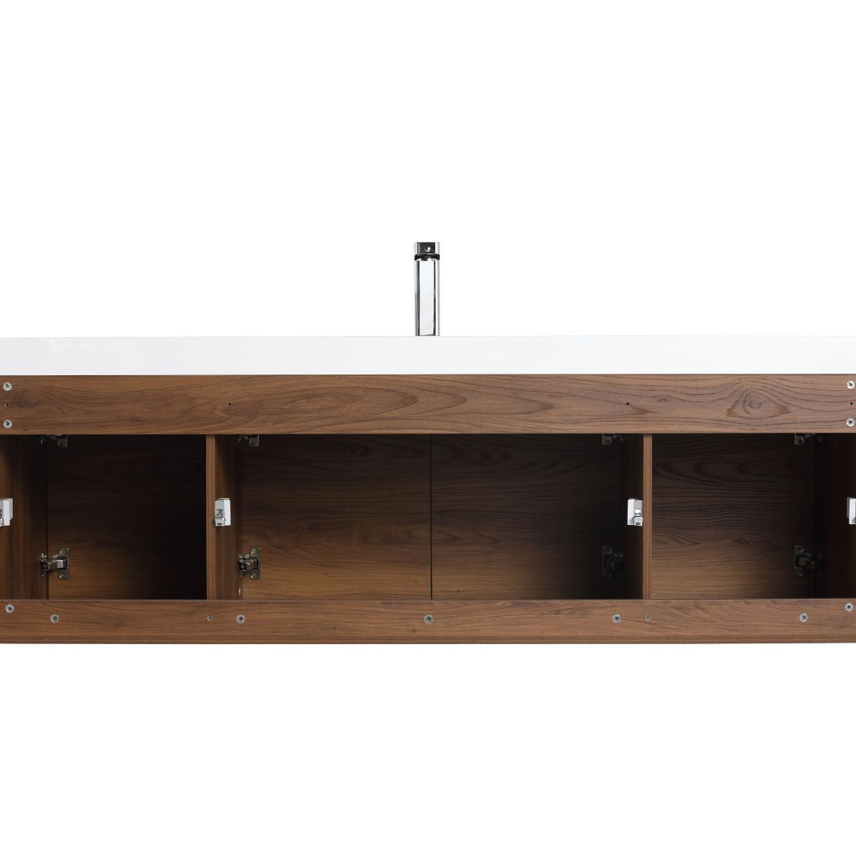 Blossom Bern 60" Brown Walnut Single Vanity
