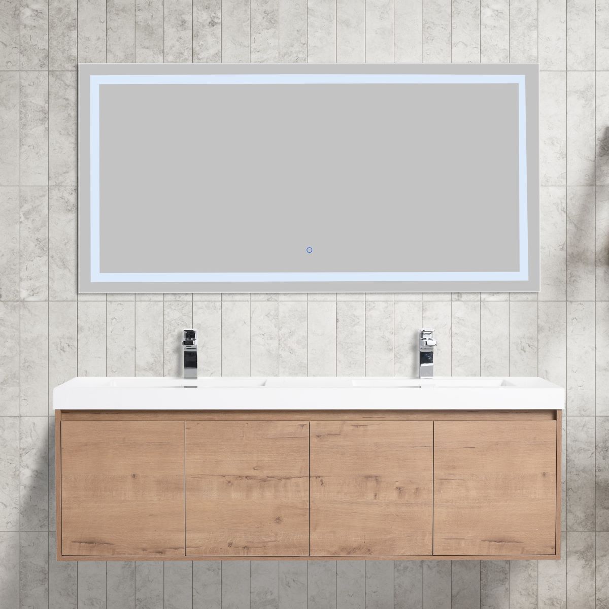 Blossom Bern 60" Classic Oak Double Vanity