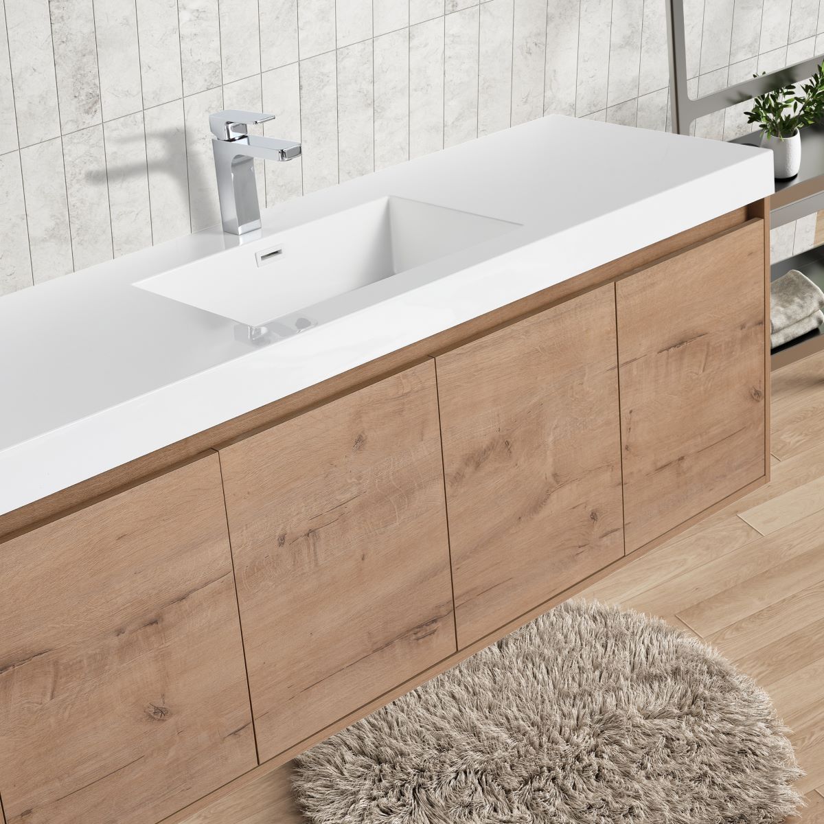 Blossom Bern 60" Classic Oak Single Vanity