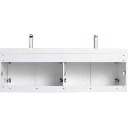 Blossom Bern 60" Glossy White Double Vanity