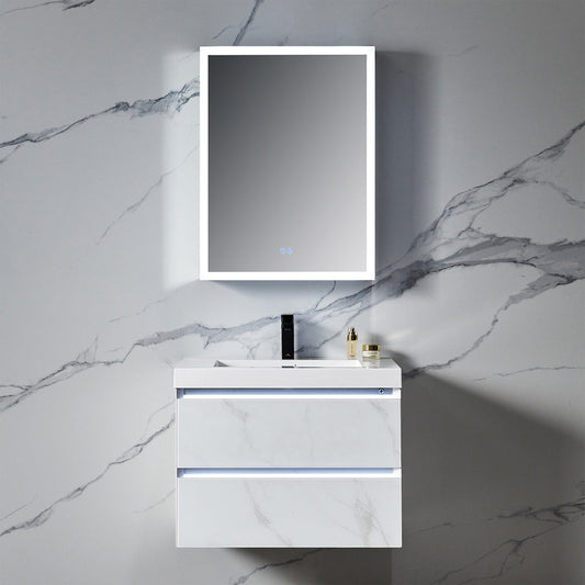 Blossom Capella 24x32 Left Inside LED Light on Door Medicine Cabinet